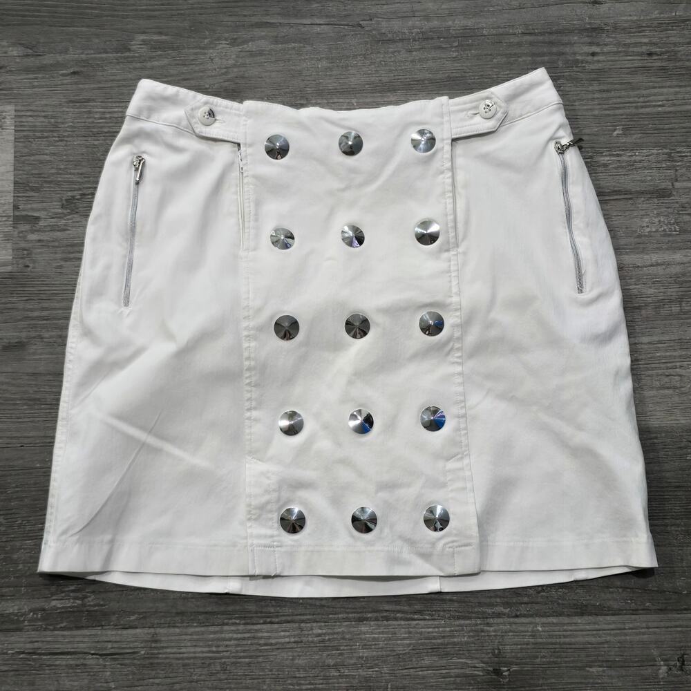 Jamie Sadock White Stud Embellished Mini Golf Skort - Picture 8 of 8